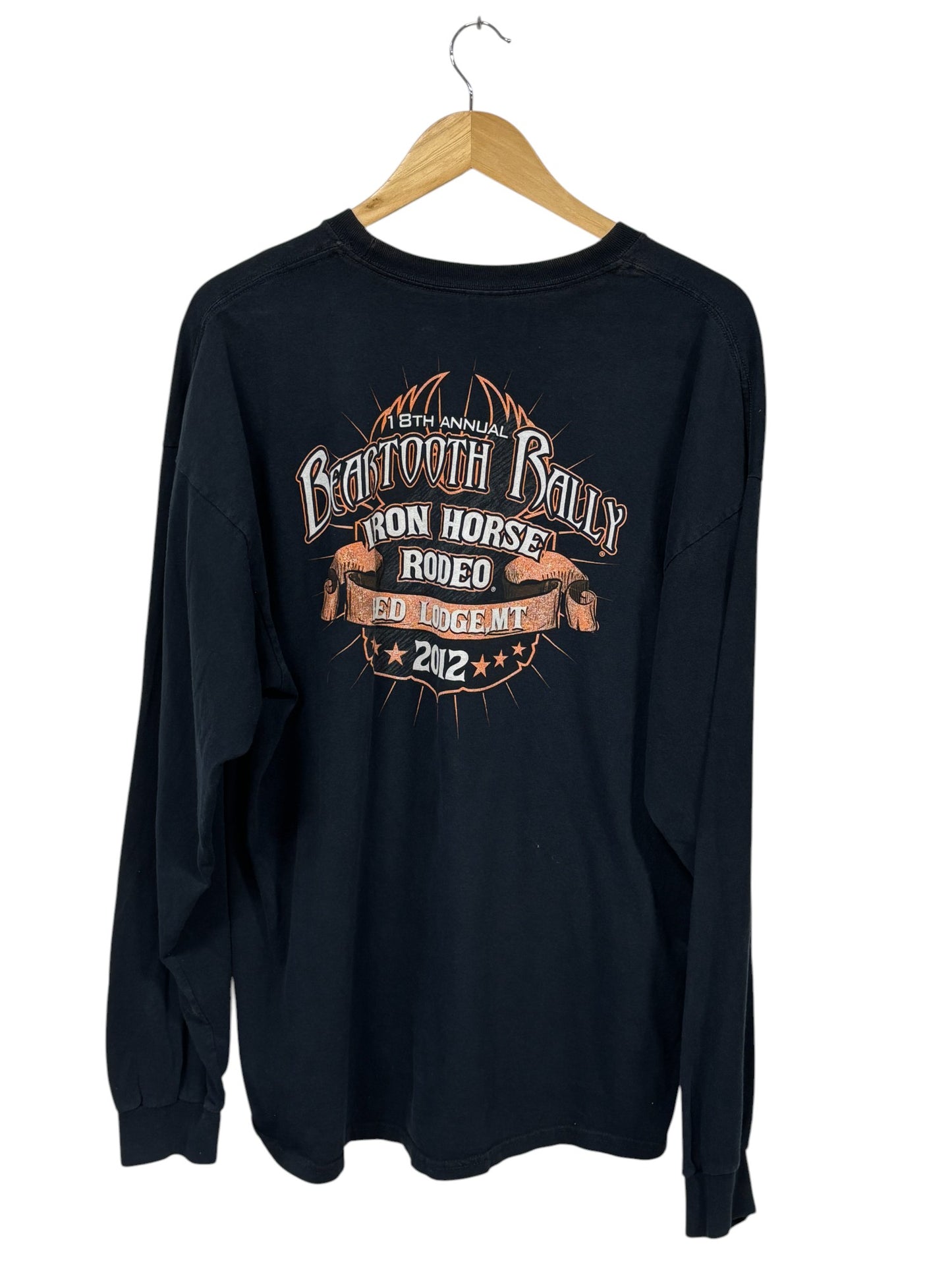 Red Lodge Montana Beartooth Biker Rally Bone Daddy's Long Sleeve Size XXL