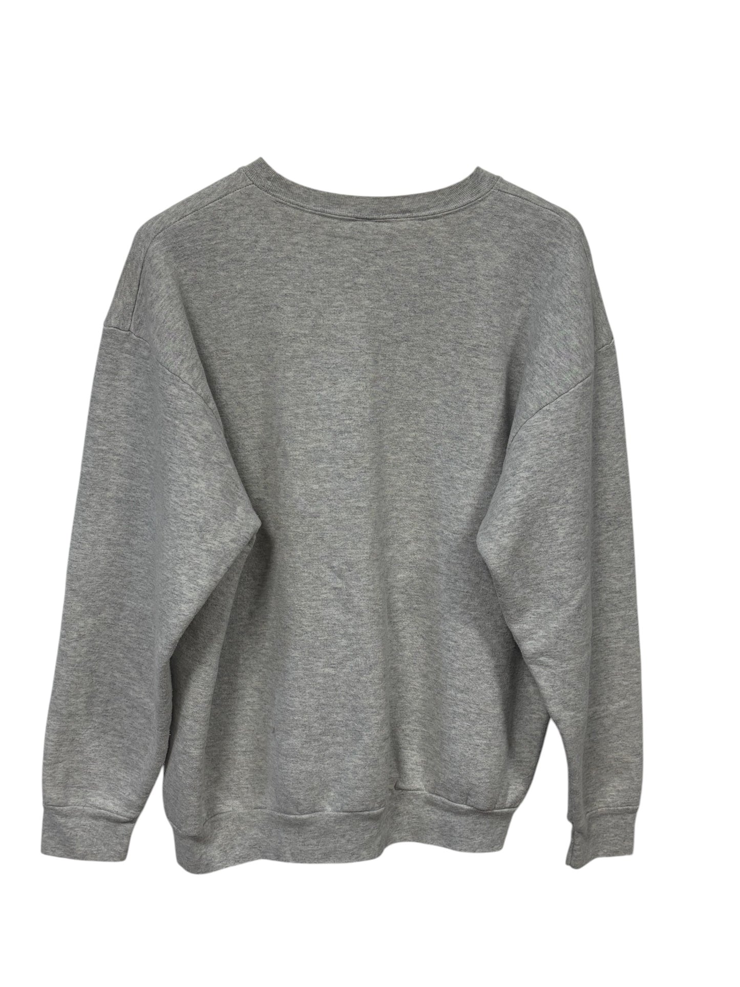 Vintage Army Military Surplus Classic Grey Sweater Size Large