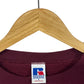 Vintage 90's Russell Athletic Red Blank Crewneck Sweater Size Large