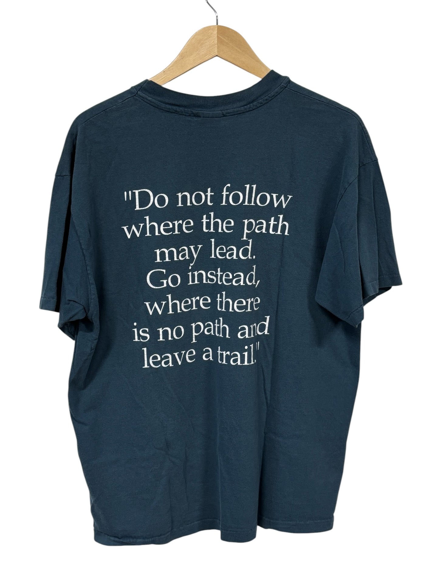 Vintage 90's Do Not Follow Greek Fraternity Tee Size XL