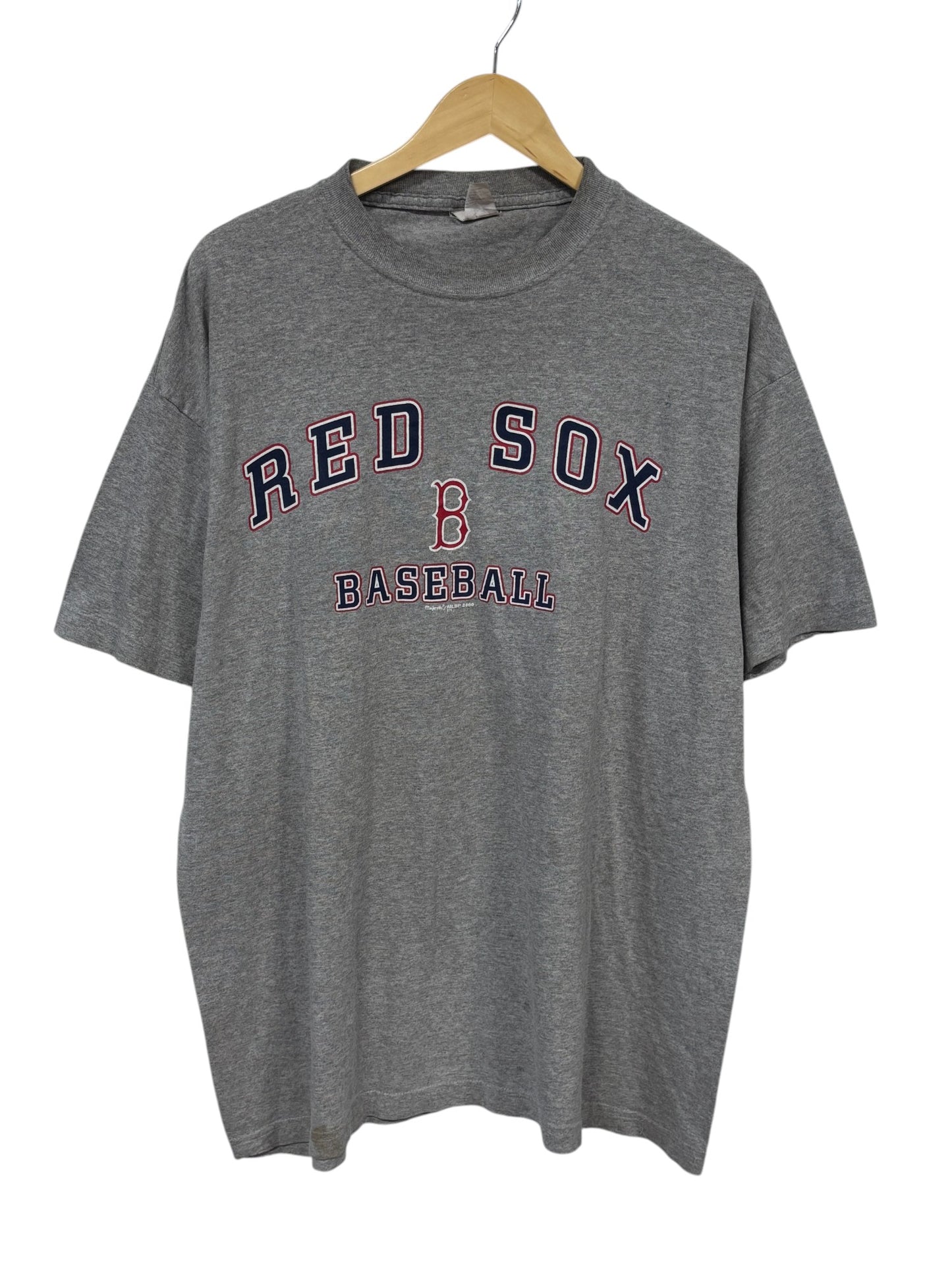 Vintage Y2K Boston Red Sox Baseball Logo Graphic Tee Size XL