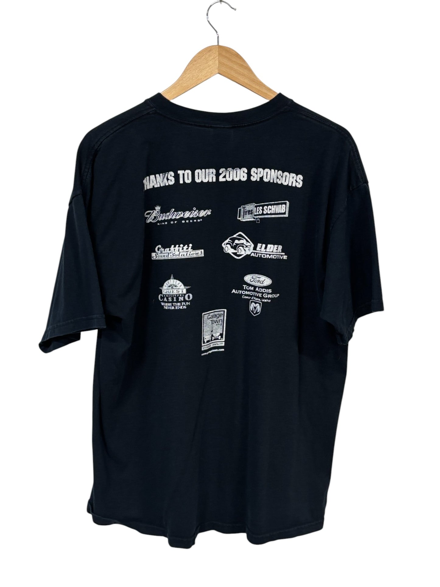 Vintage Y2K River City Hot Rod Classic Car Graphic Tee Size XL