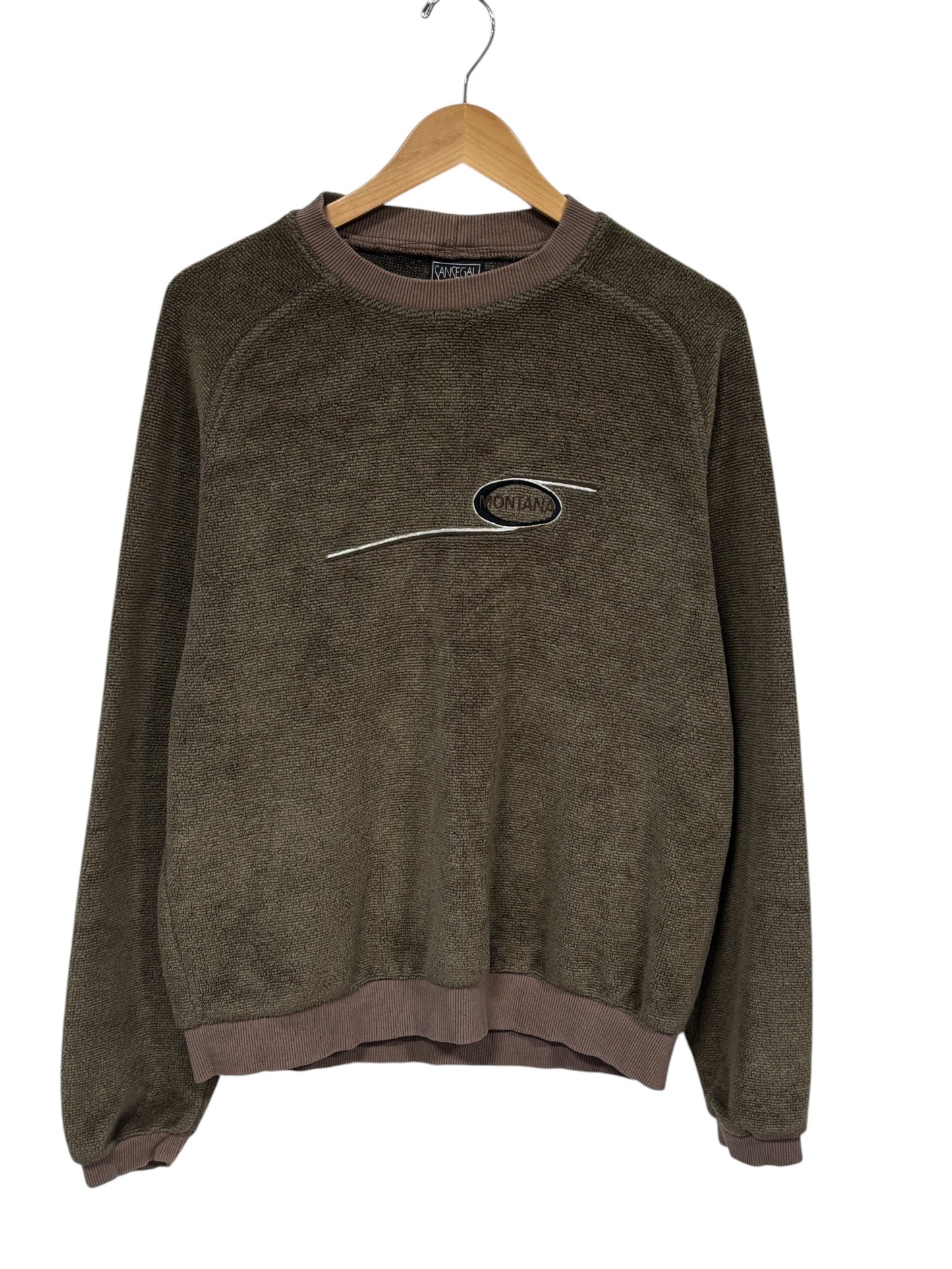 Vintage 90's Montana Brown Crewneck Sweater Size Large