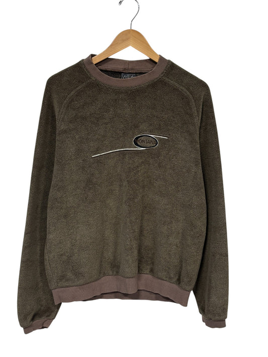 Vintage 90's Montana Brown Crewneck Sweater Size Large
