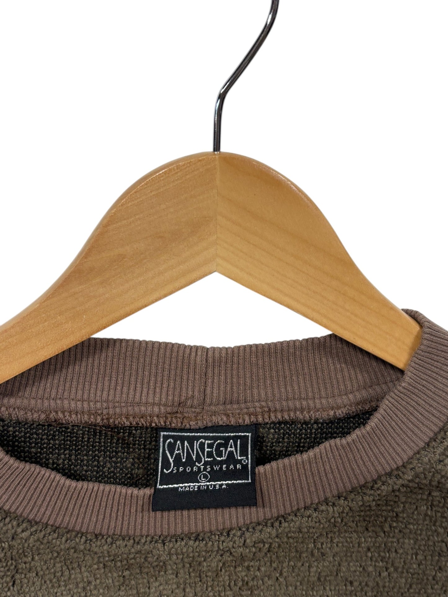 Vintage 90's Montana Brown Crewneck Sweater Size Large