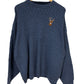 Vintage 90's Embroidered Elk Knit Sweater Size XXL