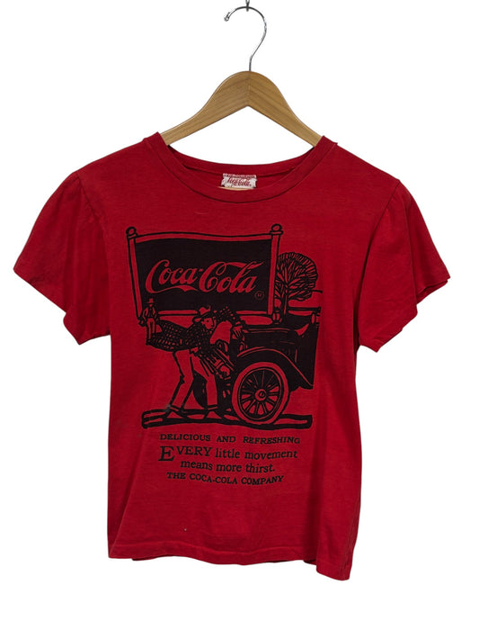 Vintage 90's Women's Coca Cola Delicious and Refreshing Graphic Tee Size Small