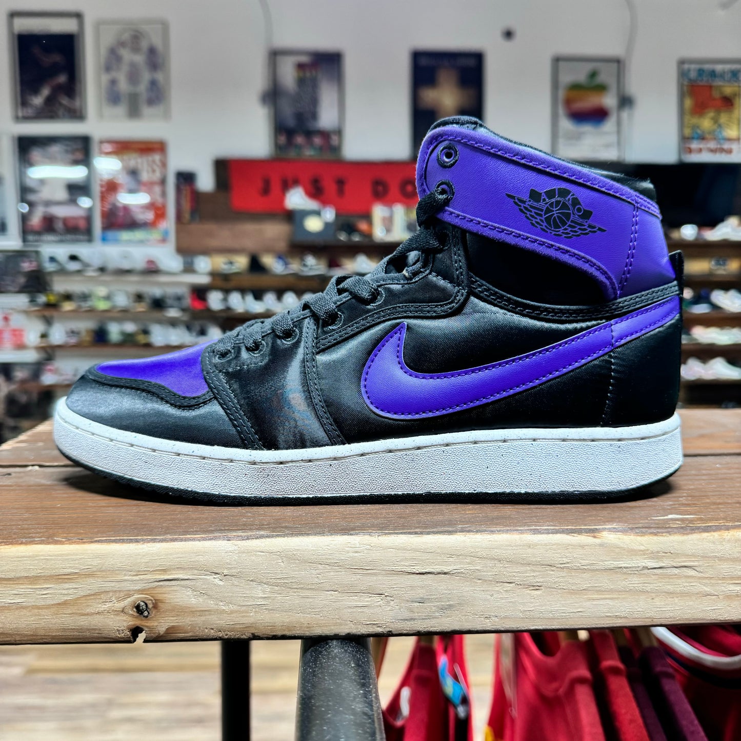 Jordan 1 AJKO' Field Purple Satin' Size 8.5