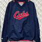 Majestic Chicago Cubs Pullover Baseball Windbreaker Jacket Size Large