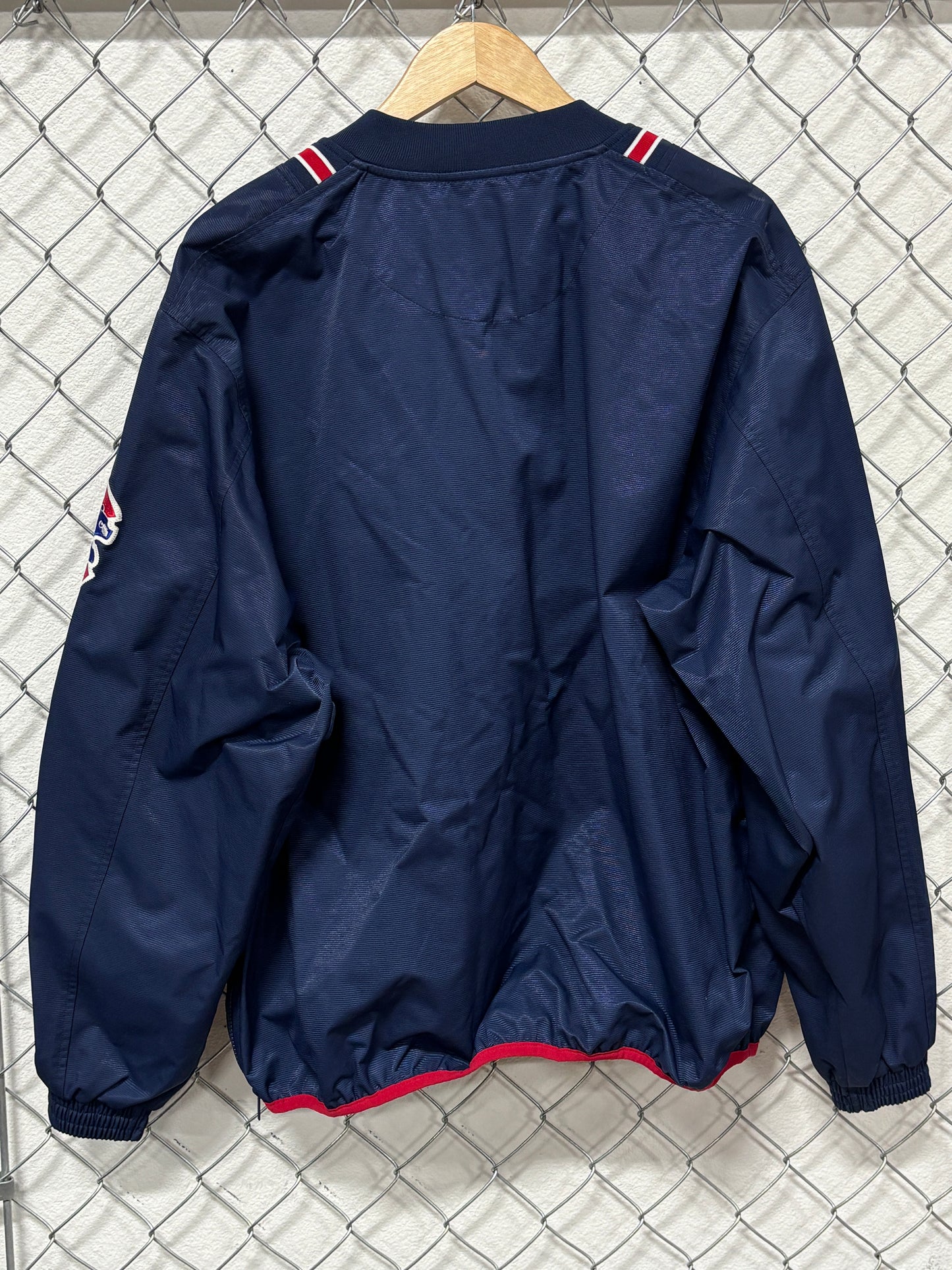Majestic Chicago Cubs Pullover Baseball Windbreaker Jacket Size Large
