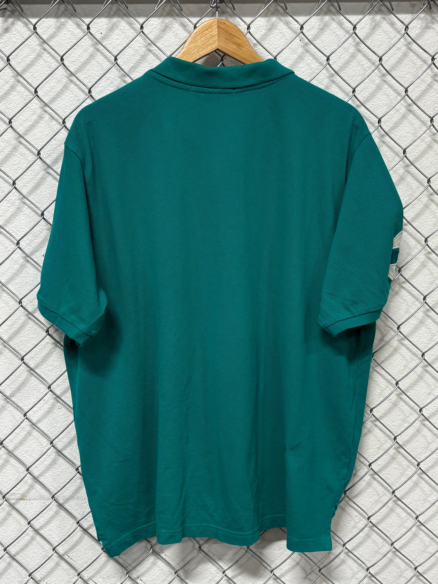 Y2K USPA Big Pony Logo Teal Polo Shirt Size XXL