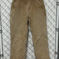 Carhartt Flannel Lined Brown Carpenter Pants Size 30x30