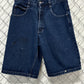 Y2K South Pole Dark Blue Baggy Denim Jean Shorts Size 29
