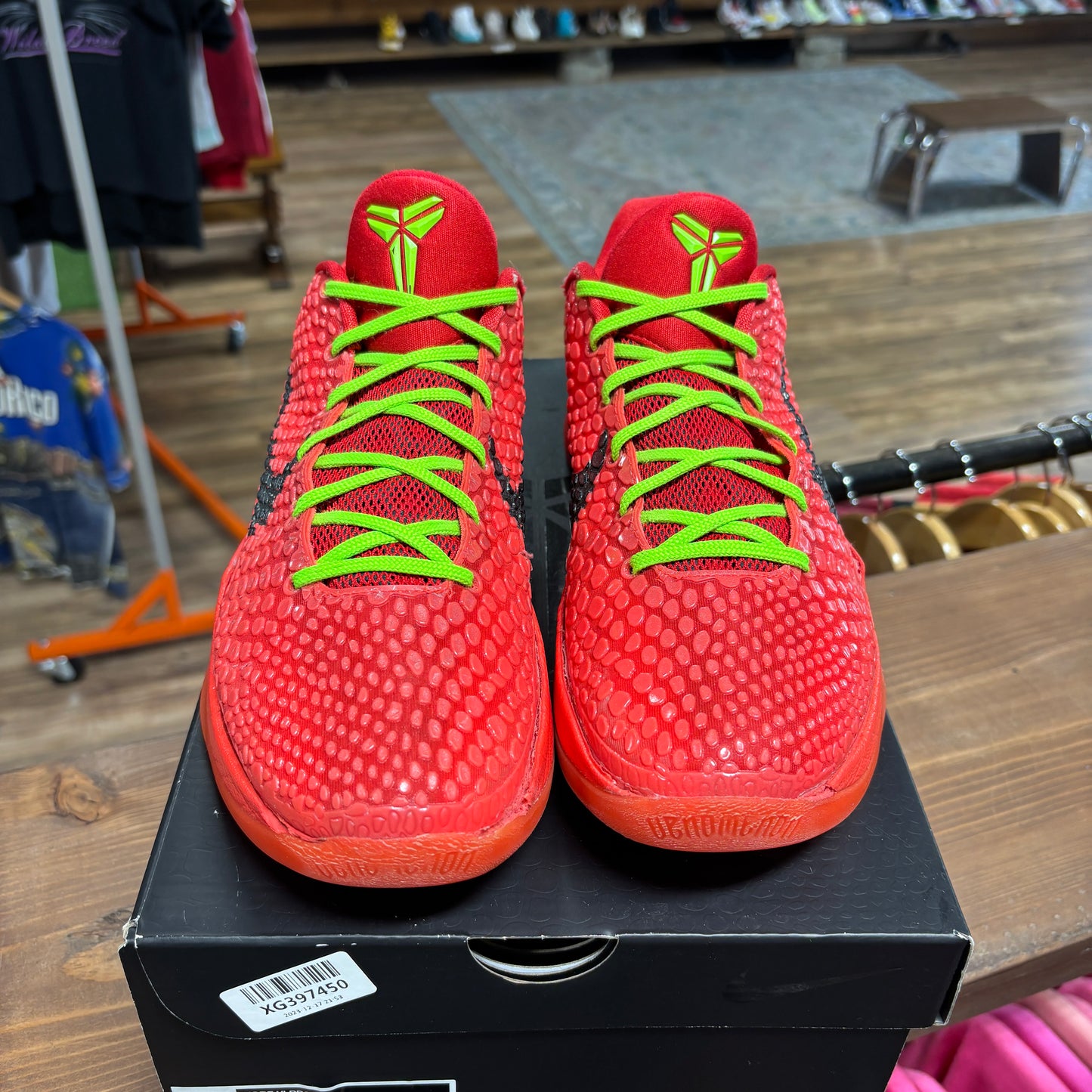 Nike Kobe 6 Protro 'Reverse Grinch' Size 9