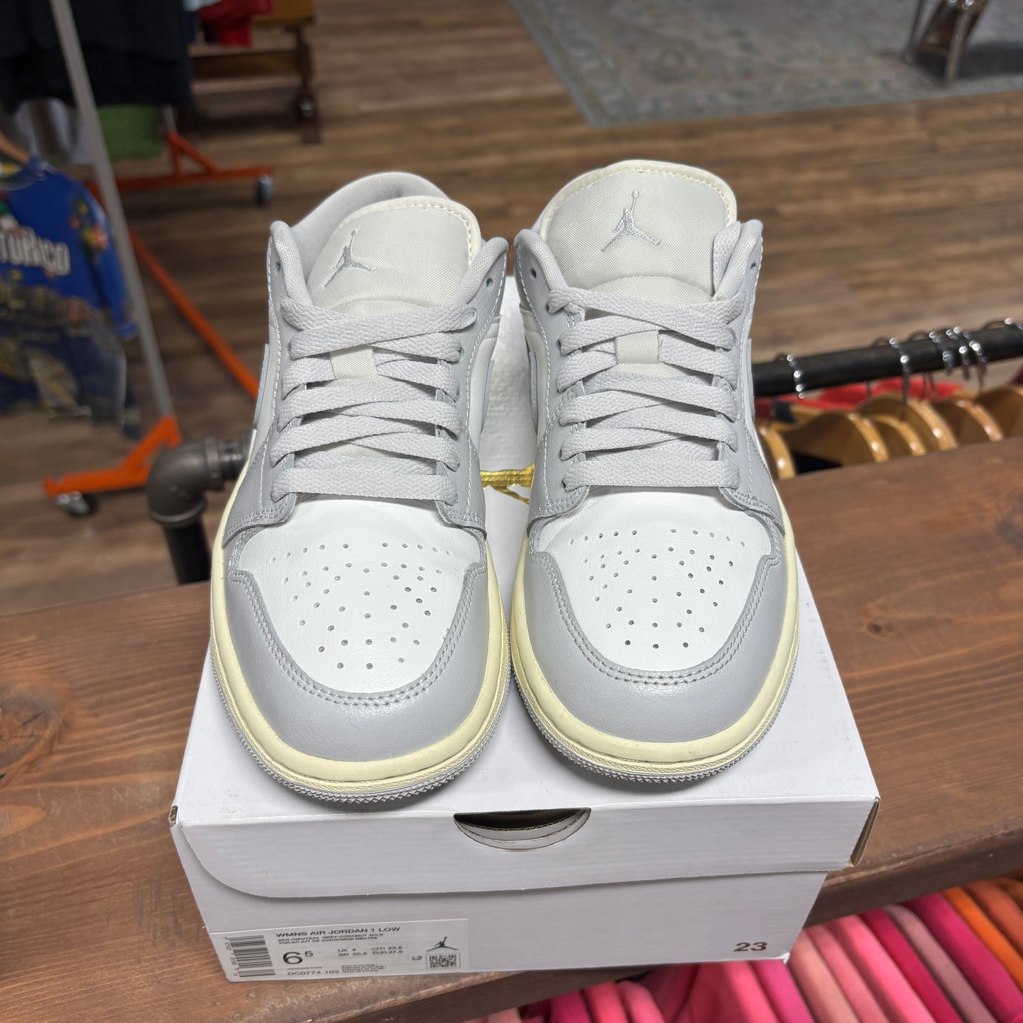 Jordan 1 Low 'Coconut Milk Neutral Grey' Size 6.5W/5Y