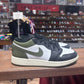 Jordan 1 Low 'Black Toe Medium Olive' Size 6.5Y