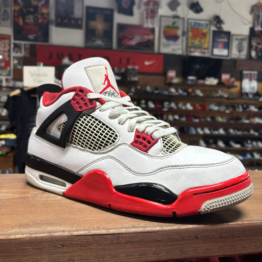 Jordan 4 'Fire Red' Size 12