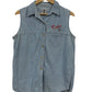 Vintage 90's Women's St. Louis Cardinals Denim Button Up Shirt Size Large