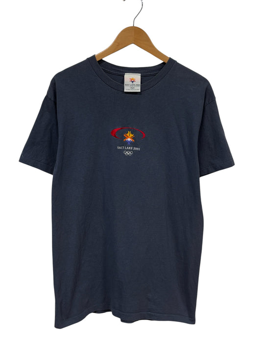 Vintage 2002 Salt Lake City Winter Olympics Graphic Tee Size Large
