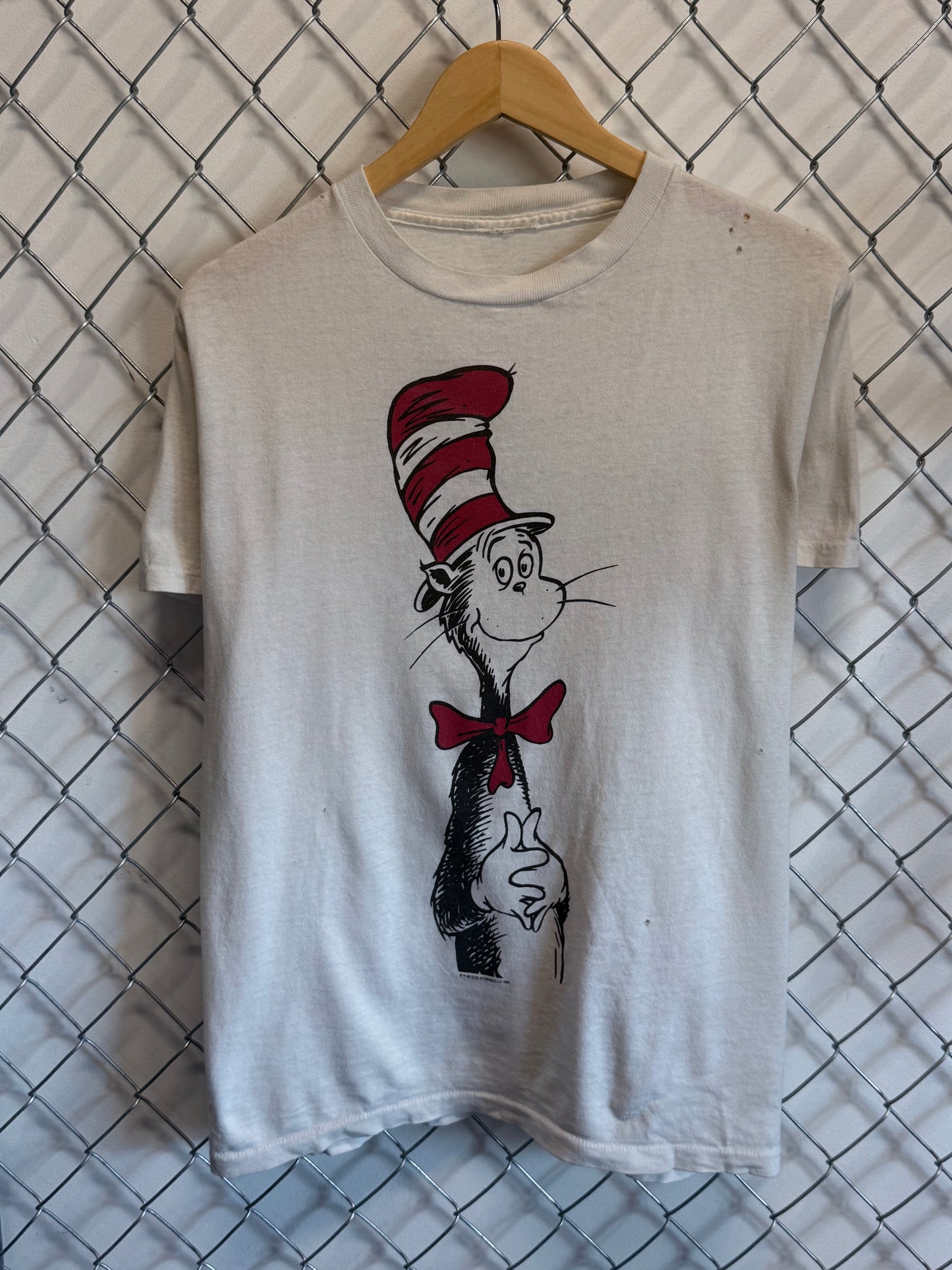 Vintage 1994 Dr. Seuss Cat in the Hat Kids Book Cartoon Tee Size Medium