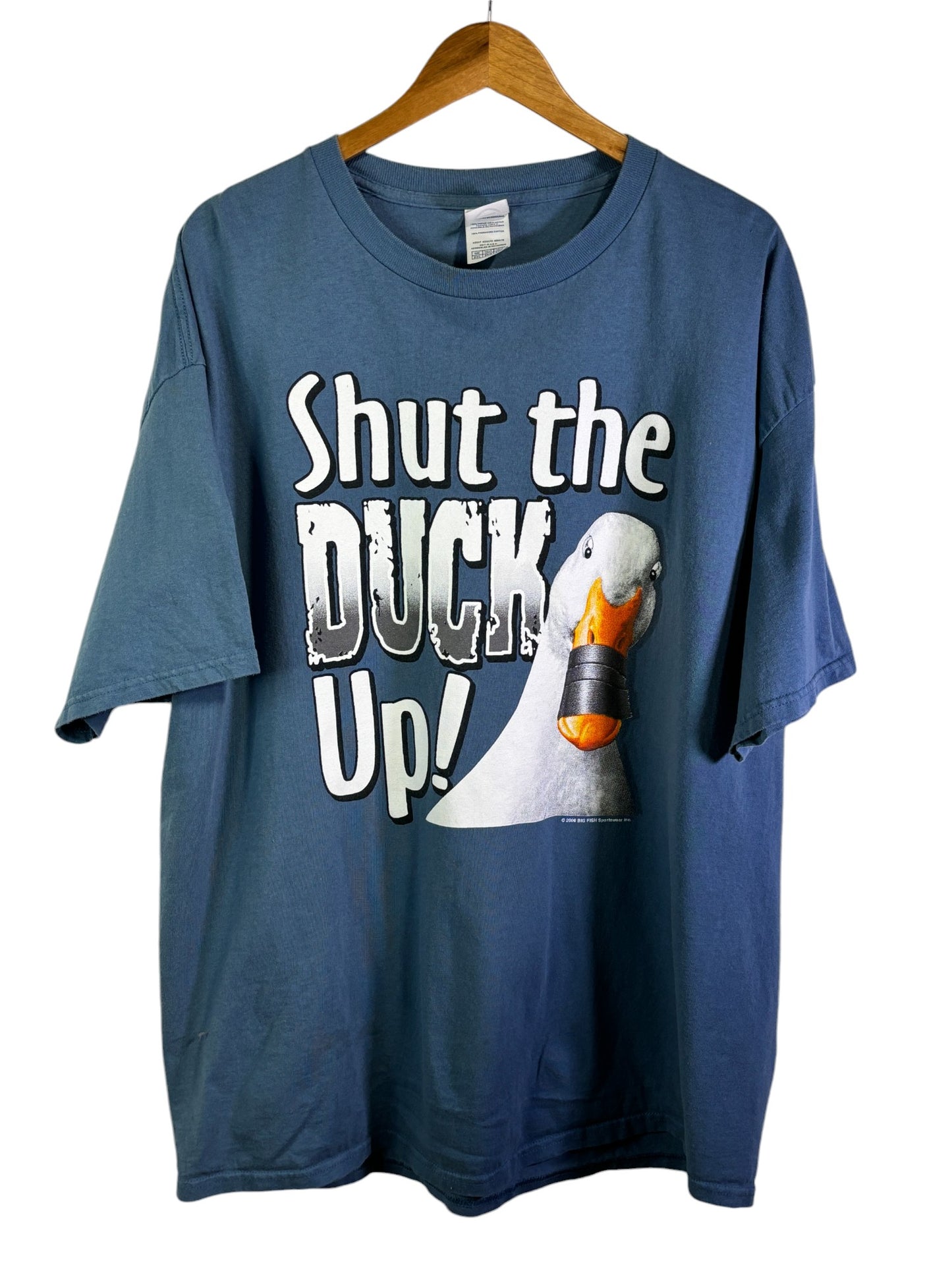 Vintage 00's Shut the Duck Up Graphic Tee Size XXL