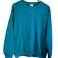Vintage 90's Cheetah Brand Blue Blank Crewneck Sweater Size Medium