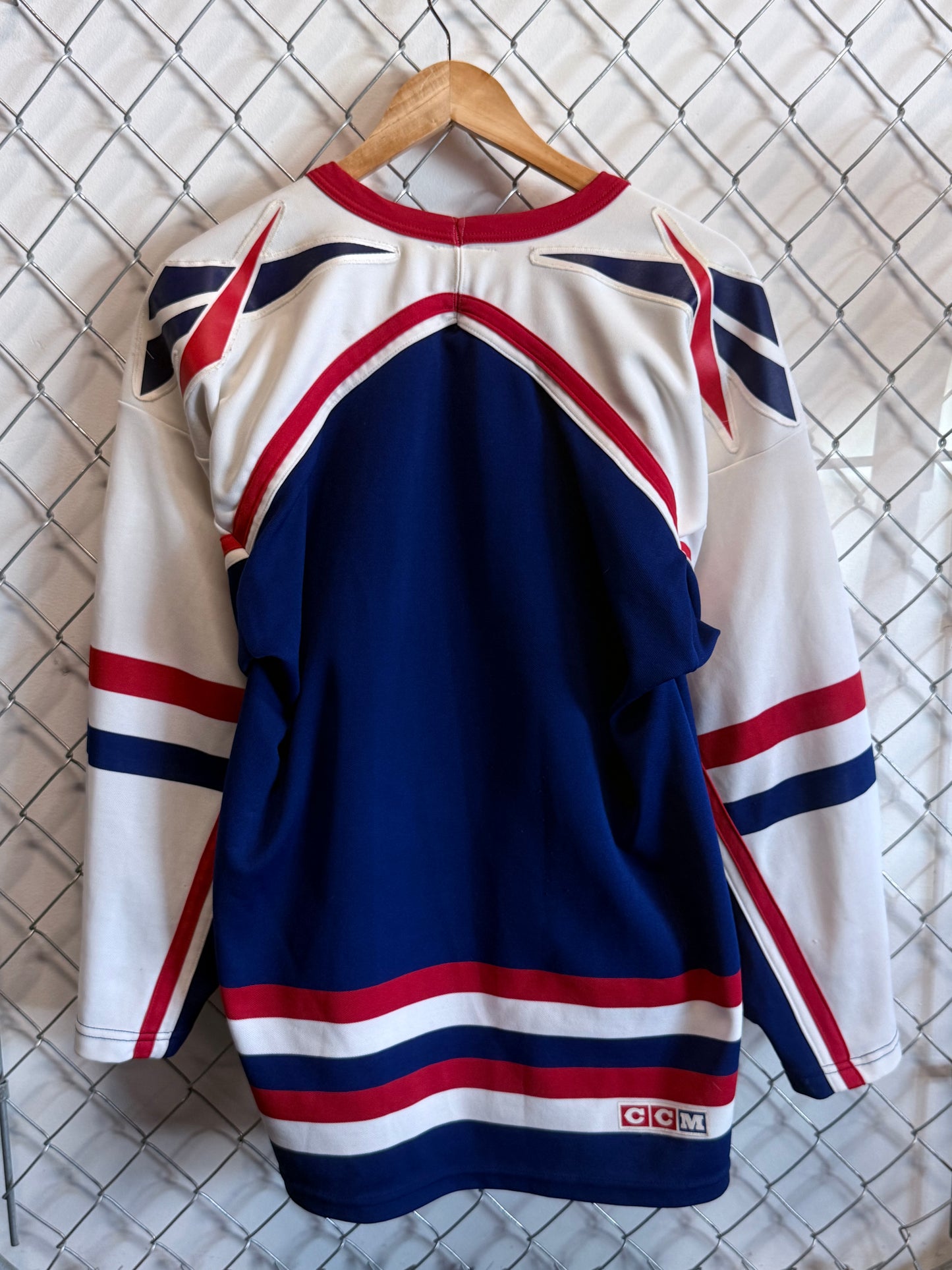 Vintage 1994 Reebok Team USA Olympic Hockey Jersey CCM Size Medium