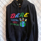DARE Keep Kids Off Drugs Black Hoodie Size Large