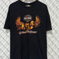 Y2K Harley Davidson Unleash the Power Biker Graphic Tee Size XL