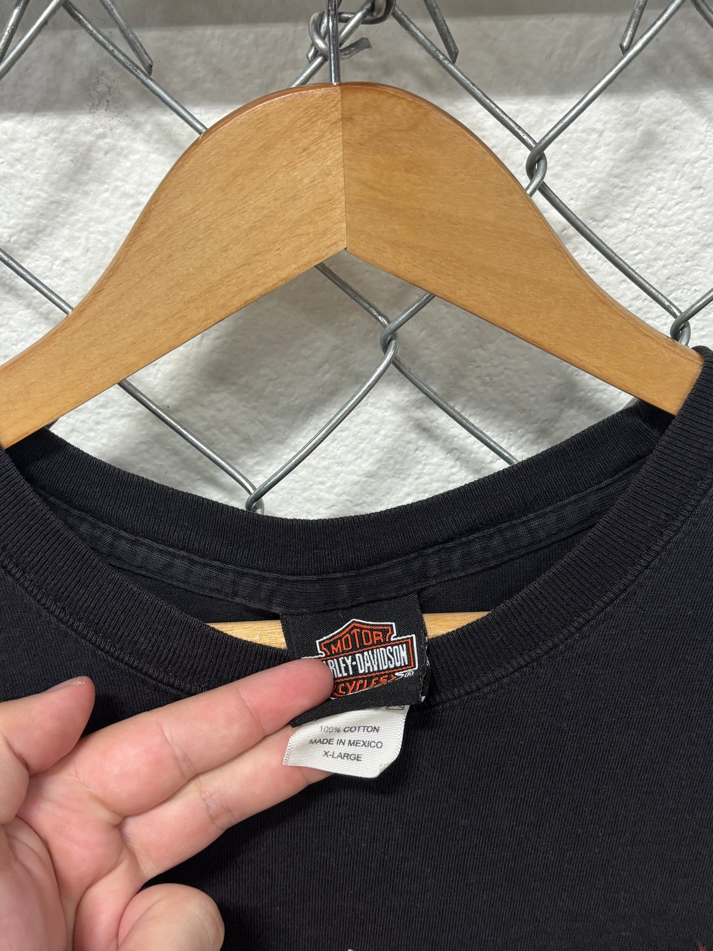 Y2K Harley Davidson Unleash the Power Biker Graphic Tee Size XL