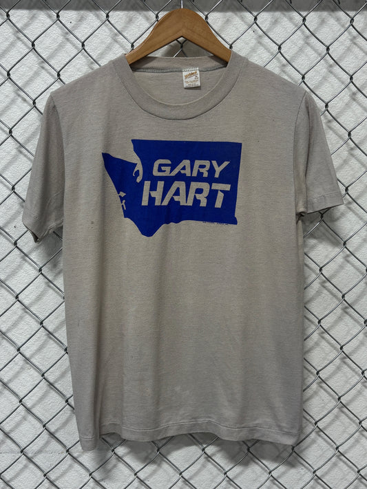 Vintage 80's Gary Hart Washington Election Graphic Tee Size Medium