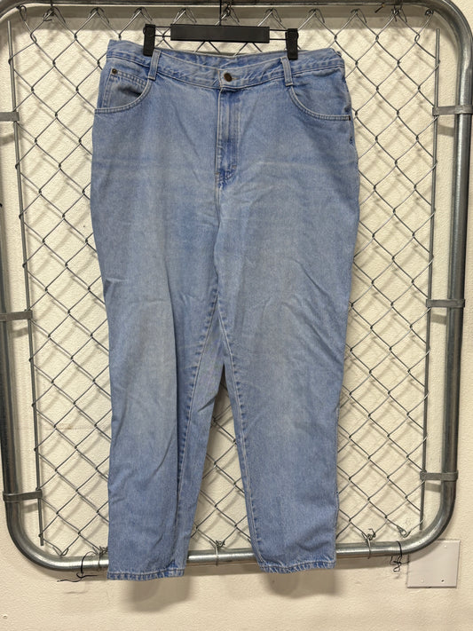 Vintage 90's Gitano Light Wash Baggy Blue Jeans Size 35x29