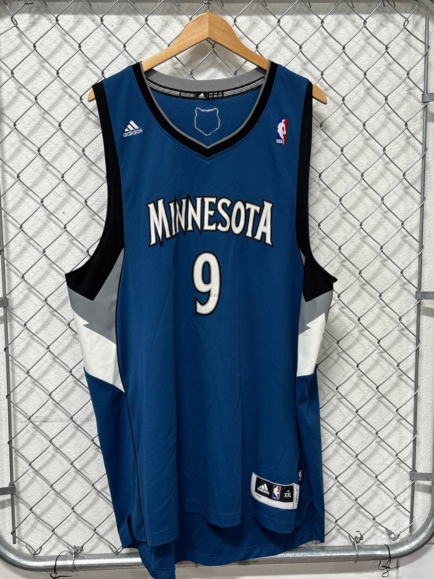 Adidas Ricky Rubio Minnesota Timberwolves #9 Jersey Size XXL