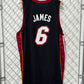Adidas Lebron James Miami Heat #6 Black NBA Jersey Size XXL