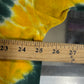 Vintage Liquid Blue Green Bay Packers Tie Dye NFL Logo Tee Size XXL