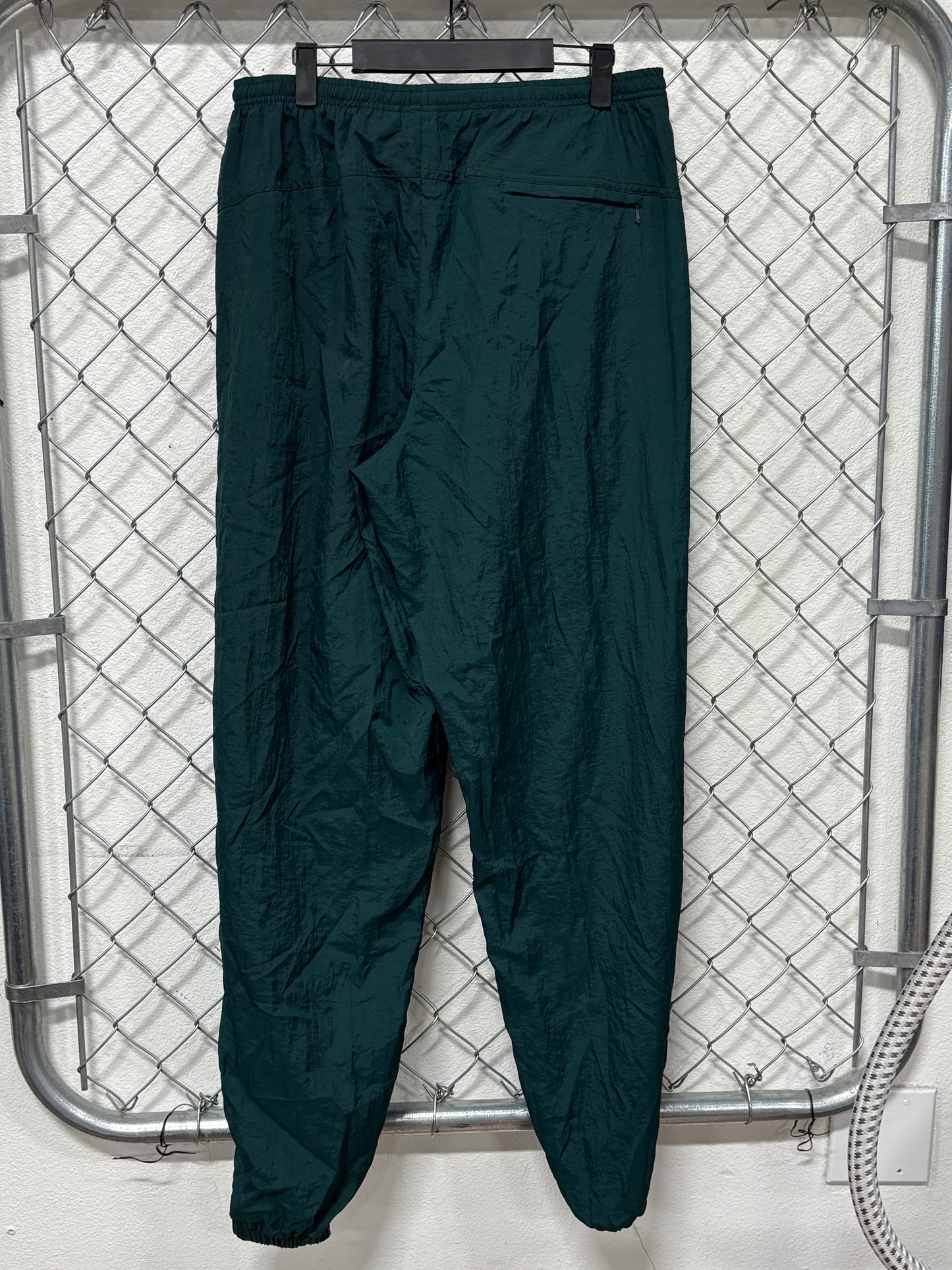 Vintage 90's Nike Green Swoosh Logo Track Pants Size XL