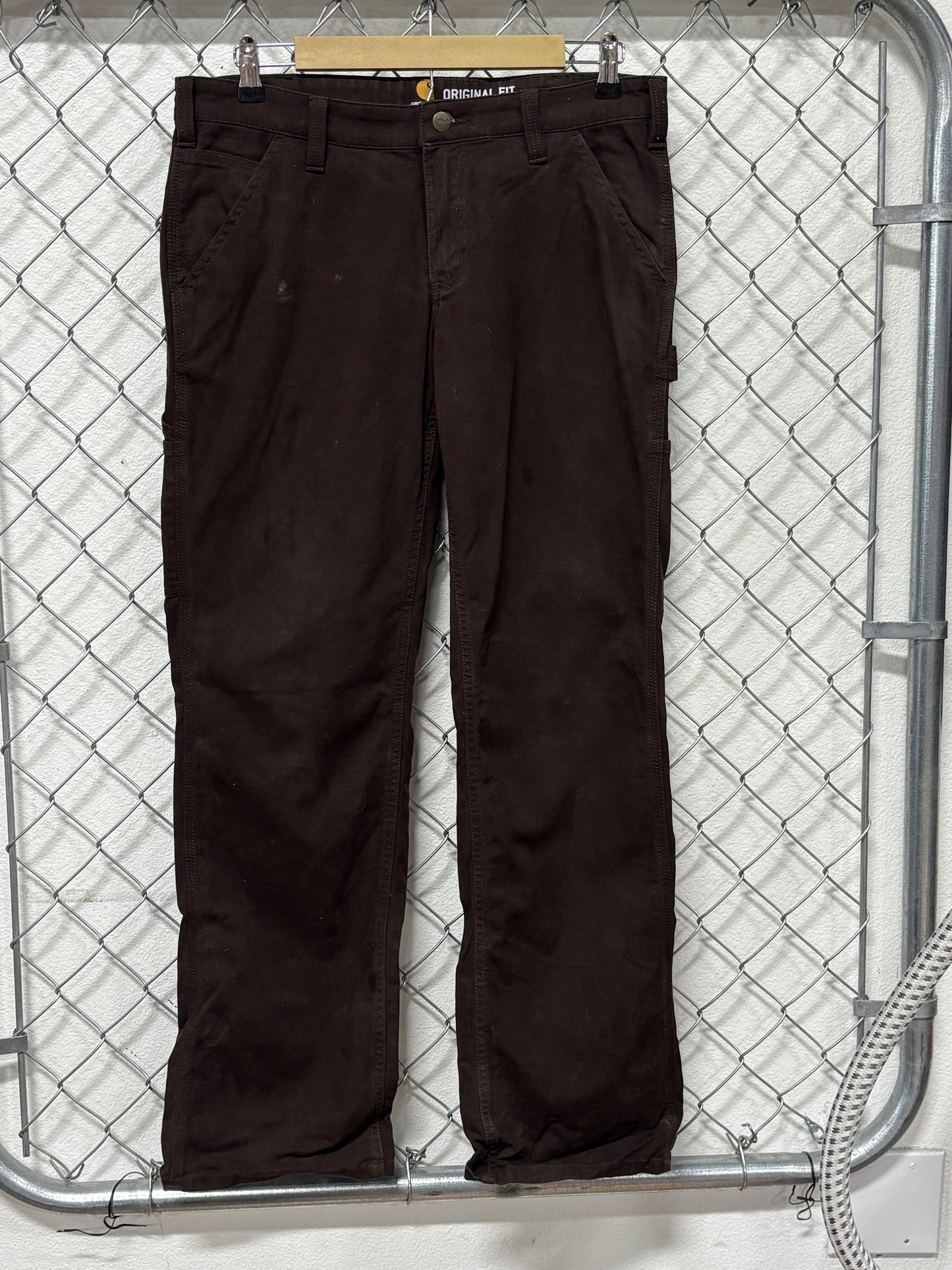 Carhartt Women's Brown Carpenter Pants Size 34x30