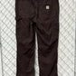 Carhartt Women's Brown Carpenter Pants Size 34x30