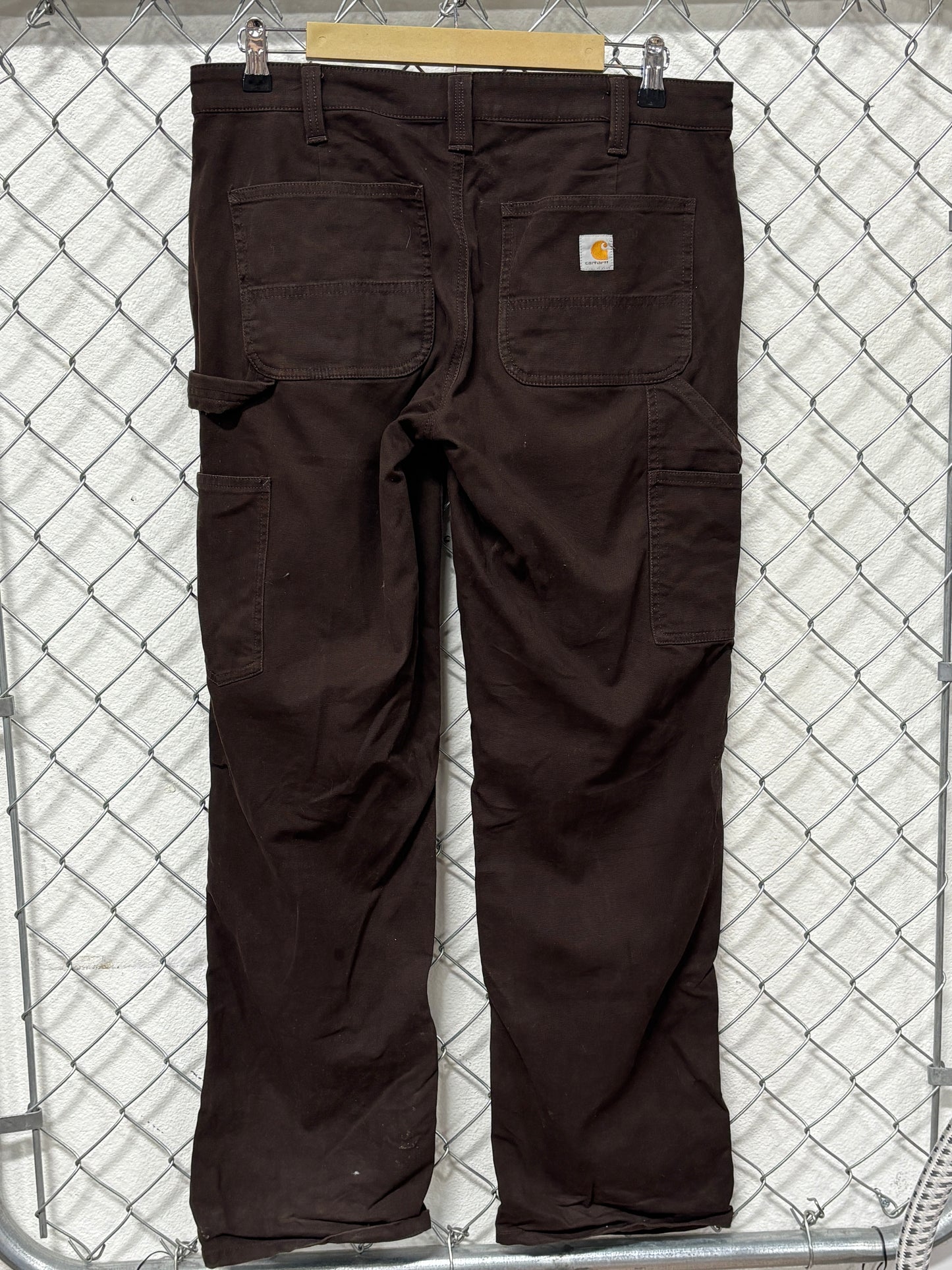 Carhartt Women's Brown Carpenter Pants Size 34x30