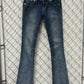 Y2K Miss Me Low Rise Women's Denim Flared Jeans Size 26x31