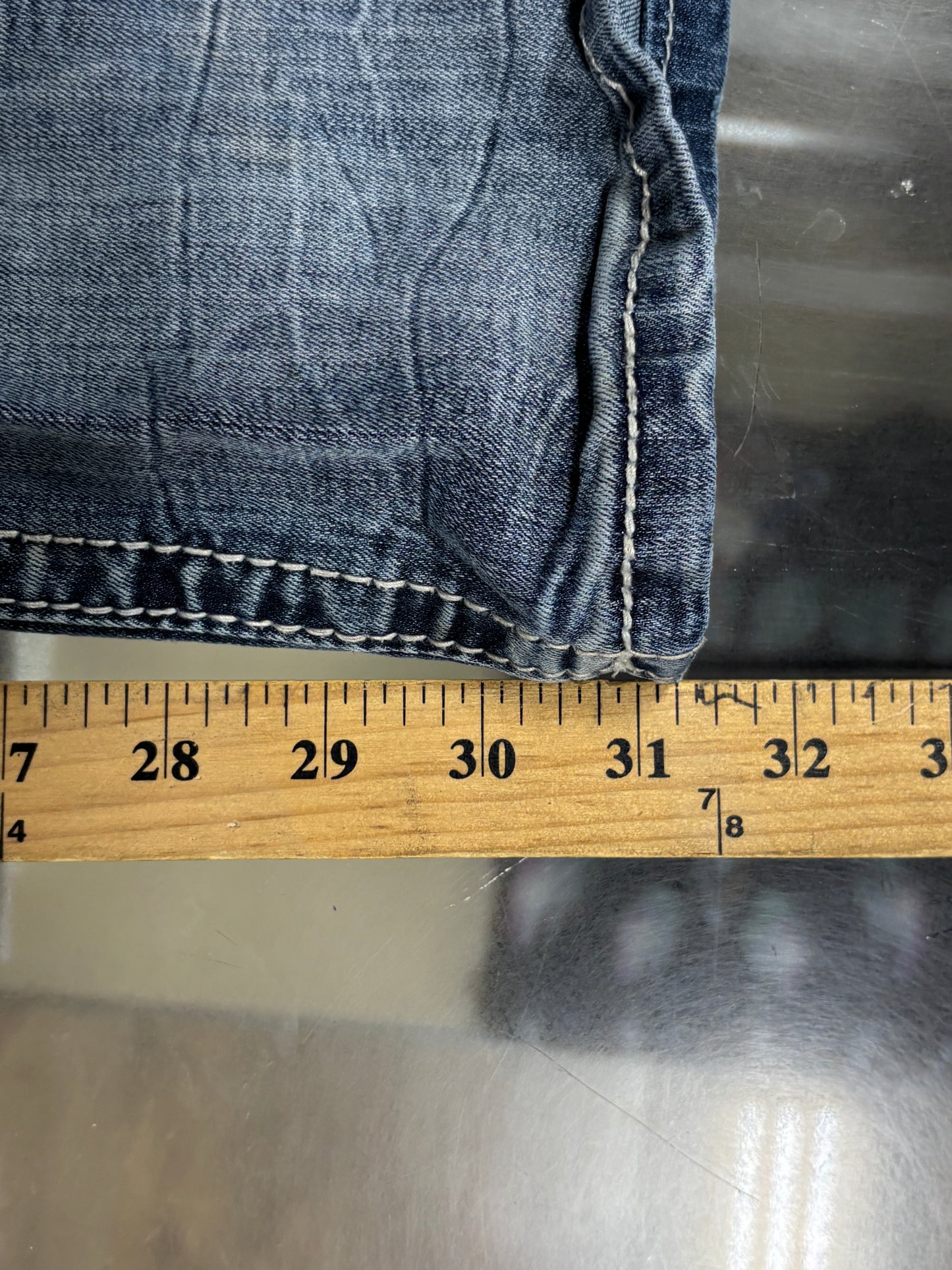 Y2K Miss Me Low Rise Women's Denim Flared Jeans Size 26x31