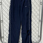 Y2K Nike Navy Blue Ripped Track Pants Size Medium