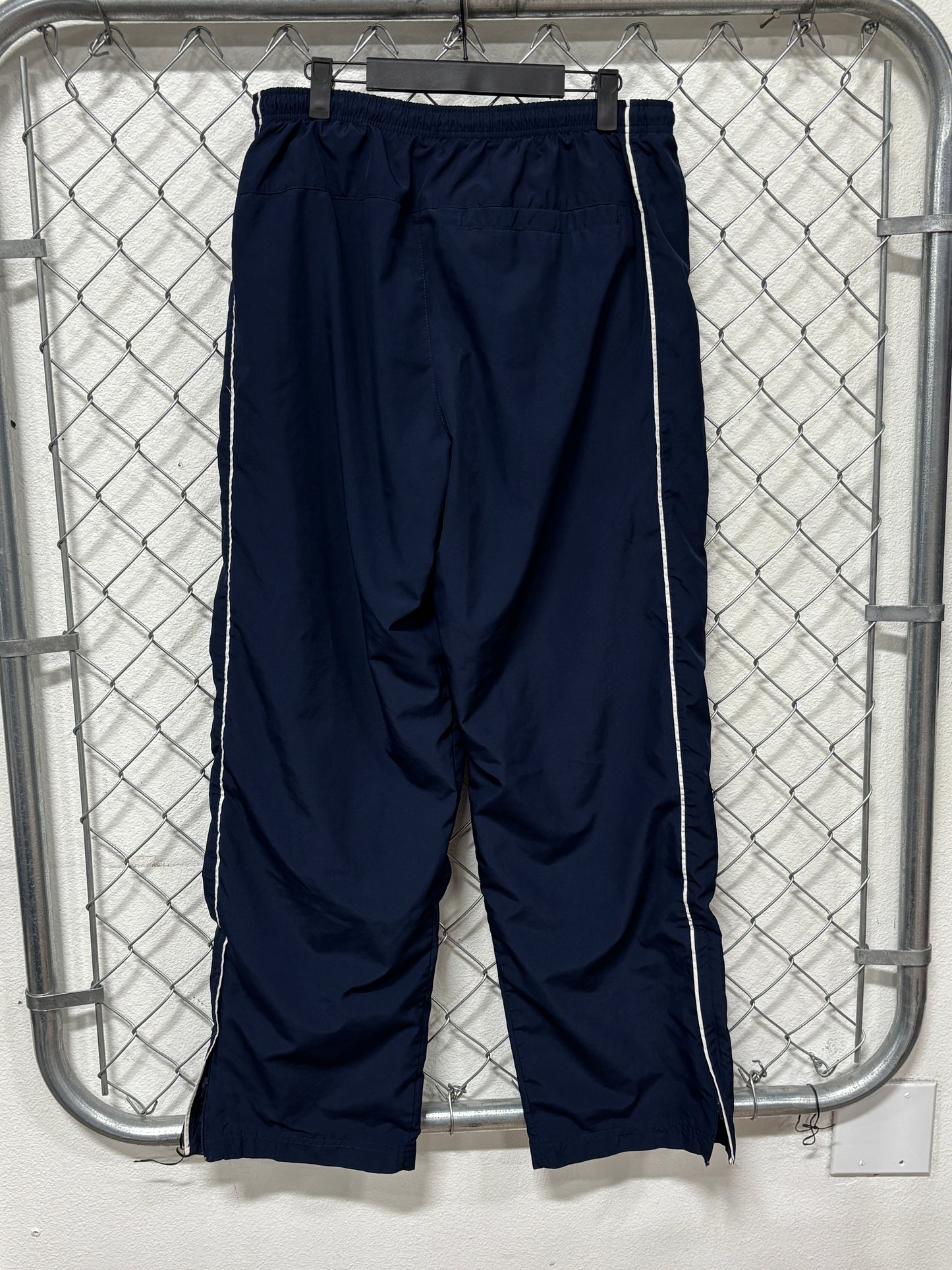 Y2K Nike Navy Blue Ripped Track Pants Size Medium