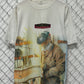 Vintage 90's Levi's Durable Welding All Over Print AOP Tee Size Large