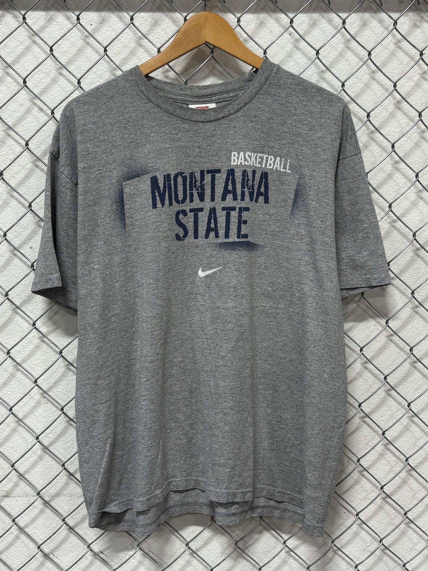 Nike Montana State University Bobcats Basketball Tee Size XL