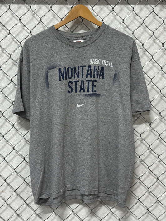 Nike Montana State University Bobcats Basketball Tee Size XL
