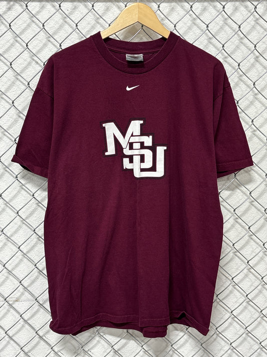 Nike Y2K Mississippi State University Maroon Tee Size Large
