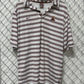 Y2K Nike Arizona Sun Devils Collegiate Striped Polo Shirt Size XL