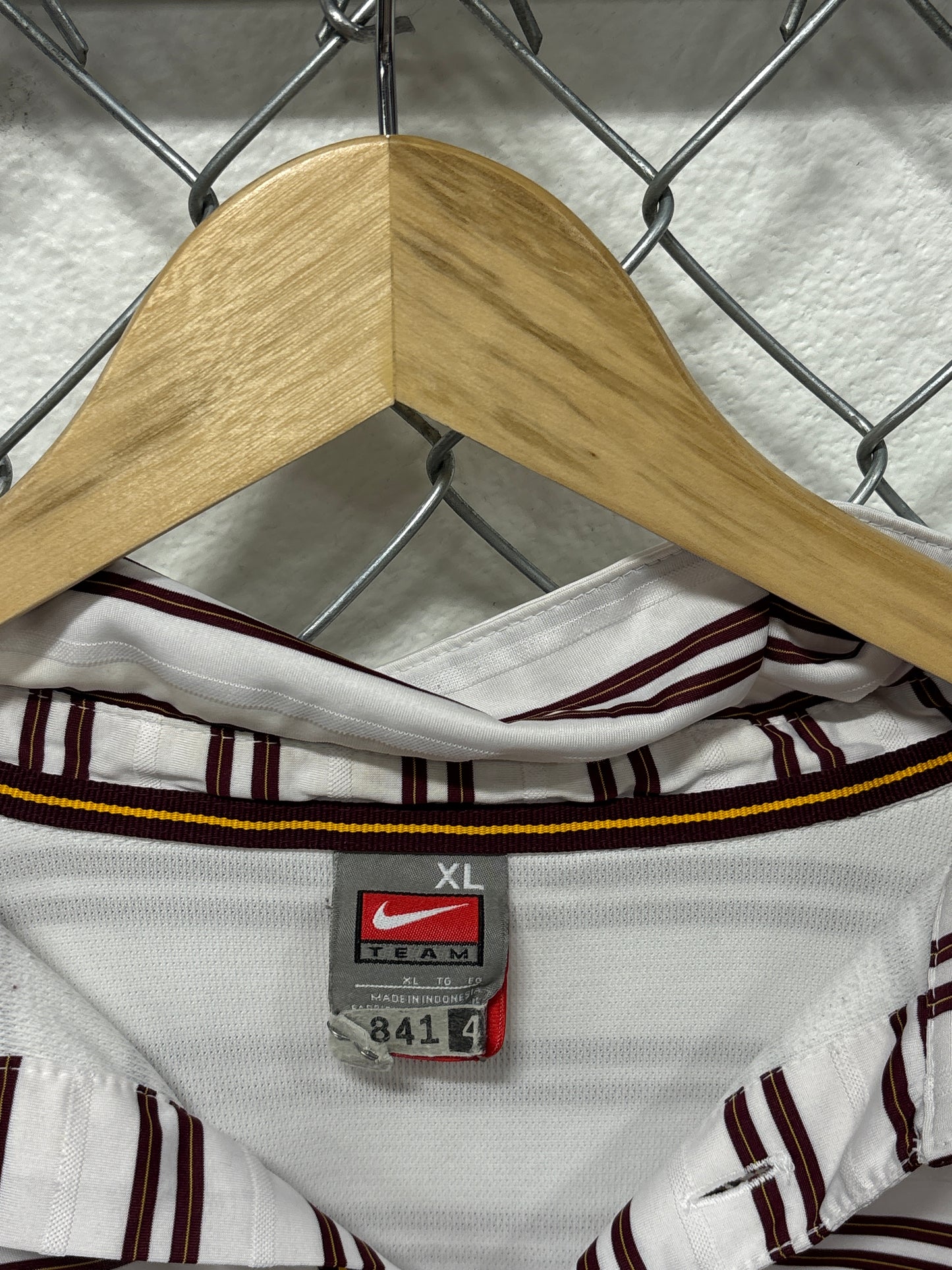 Y2K Nike Arizona Sun Devils Collegiate Striped Polo Shirt Size XL