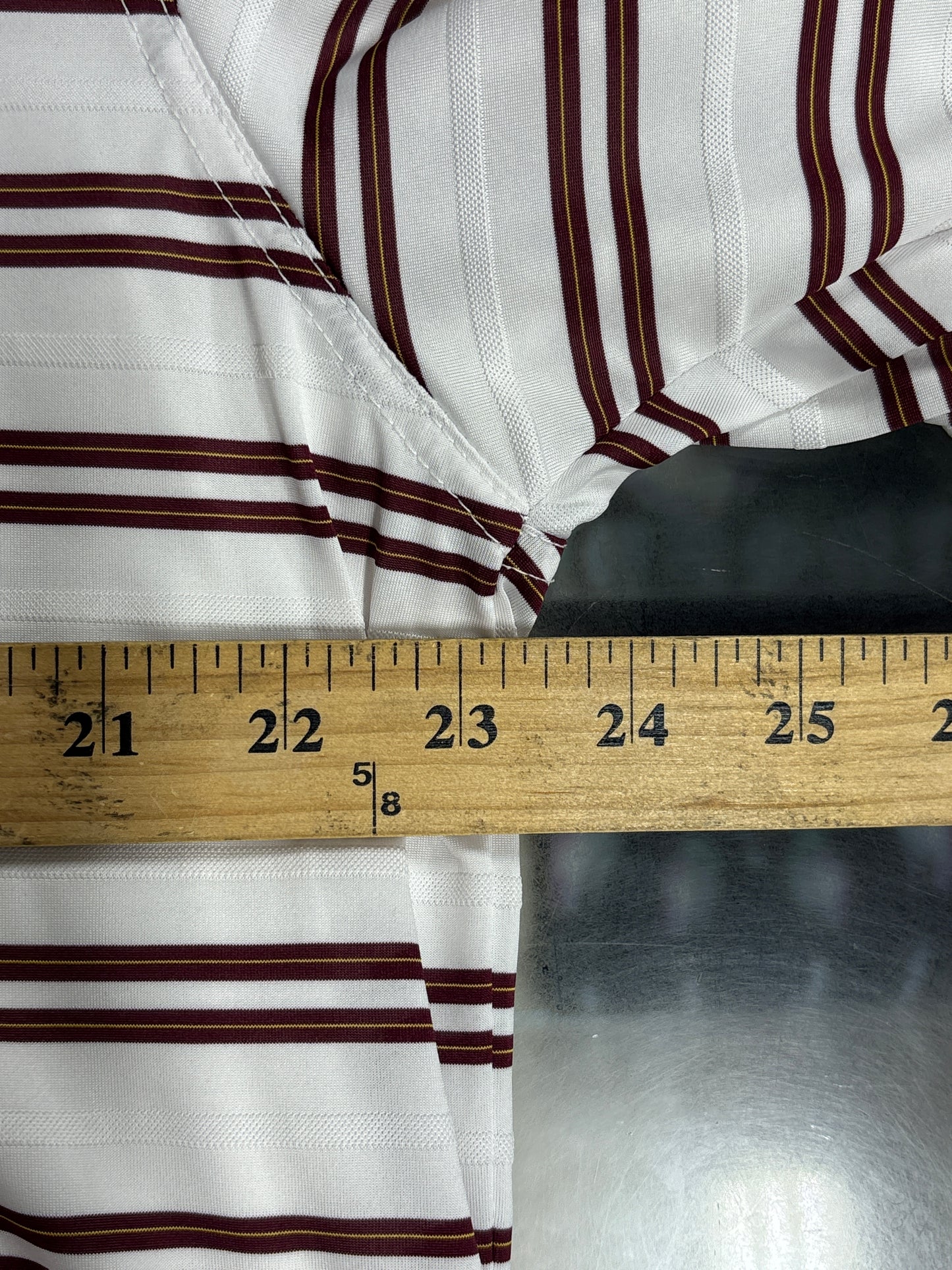 Y2K Nike Arizona Sun Devils Collegiate Striped Polo Shirt Size XL